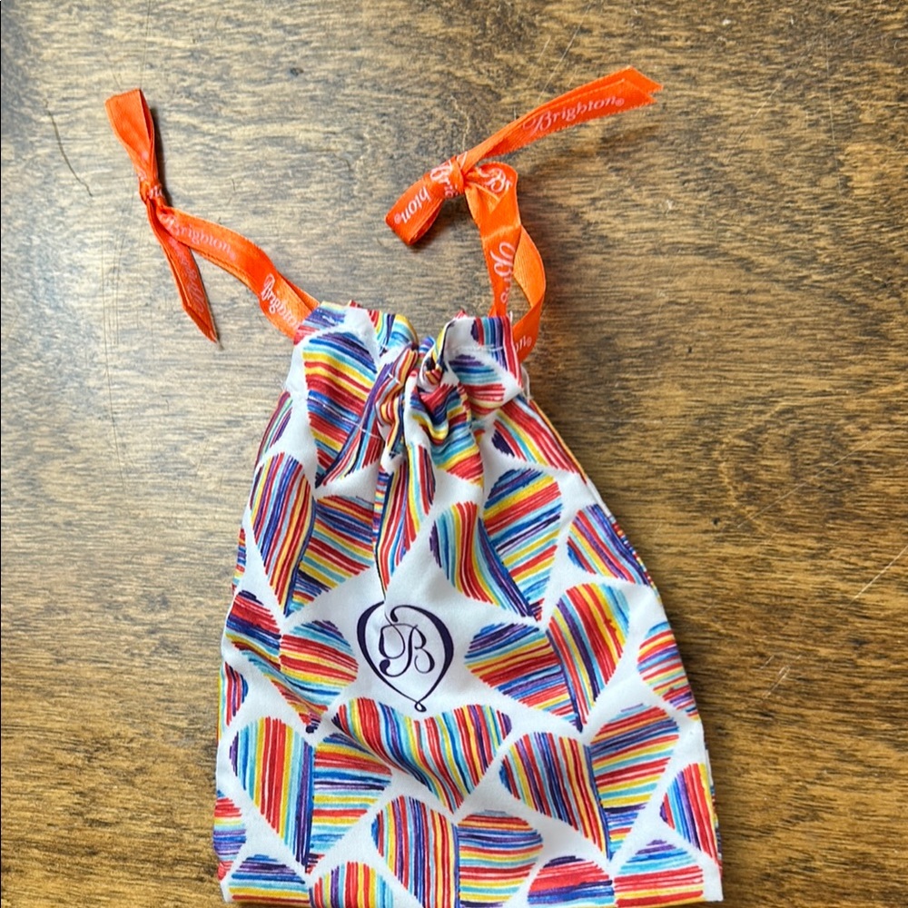Brighton Multicolor Heart Drawstring Pouch - Picture 2 of 10